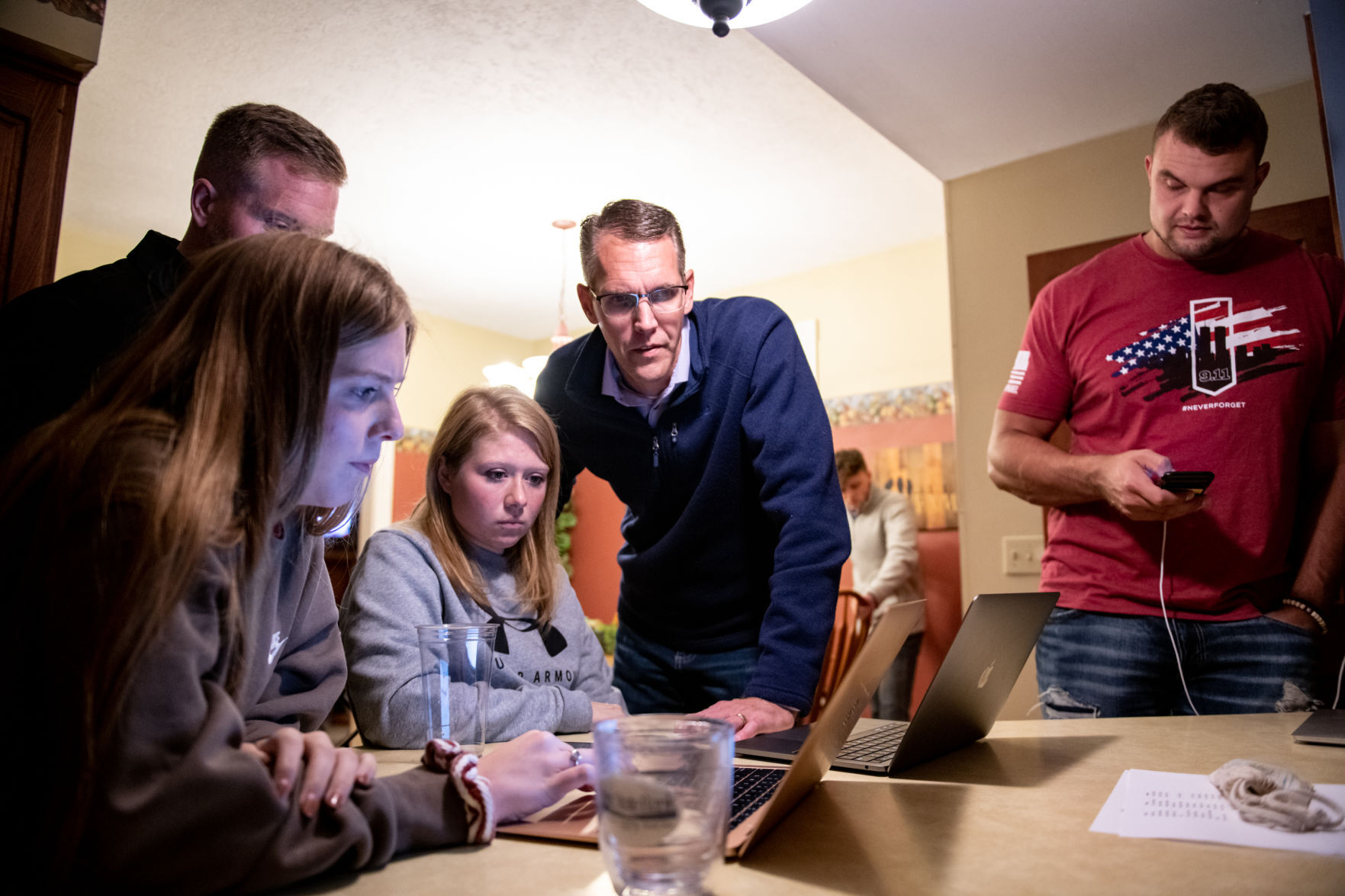 Sen. Randy Feenstra watches election results #1